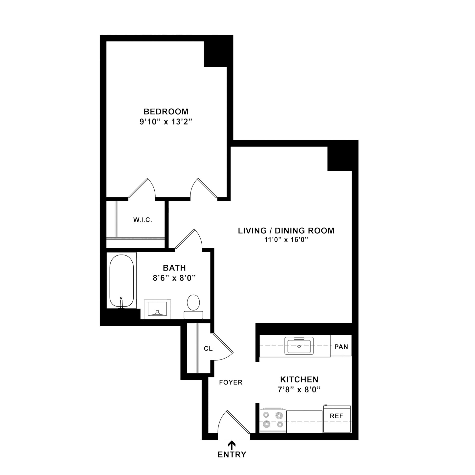 Apartment C 1 Bedroom 1 Bathroom Apartment at Weinberg House Apartment C 1 Bedroom 1 Bathroom Apartment at Weinberg House