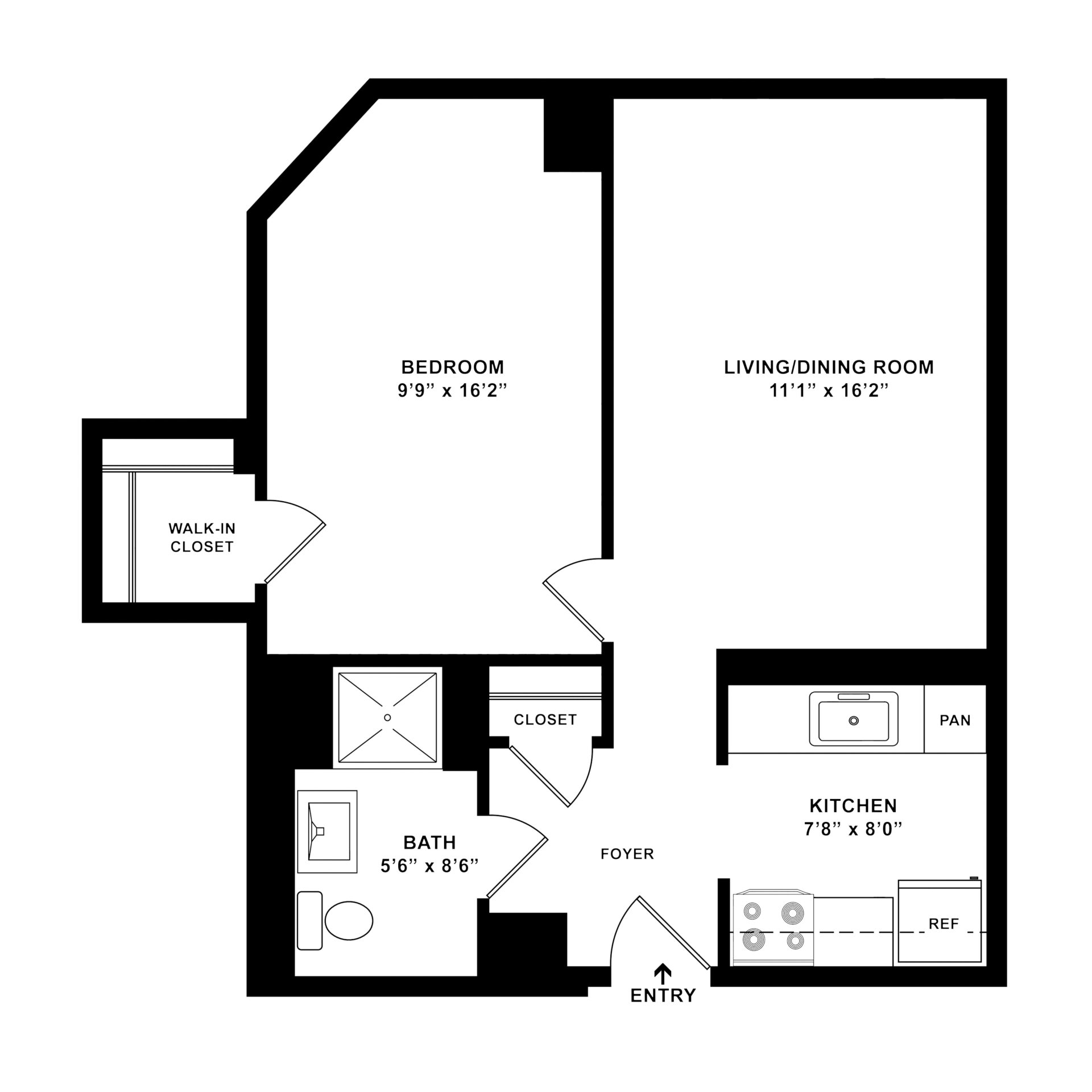 Apartment D 1 Bedroom 1 Bathroom Apartment at Weinberg House Apartment D 1 Bedroom 1 Bathroom Apartment at Weinberg House